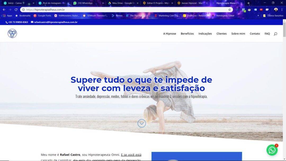 Hipnoterapia Ilhéus